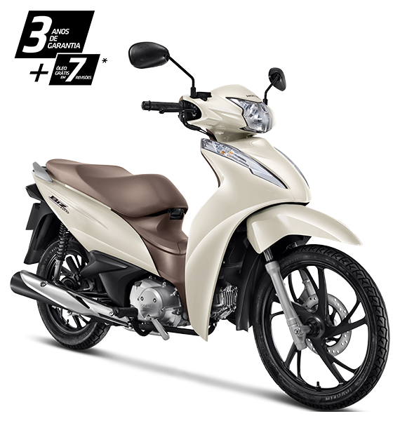 Honda Biz 125 2022 - Branco Perolizado